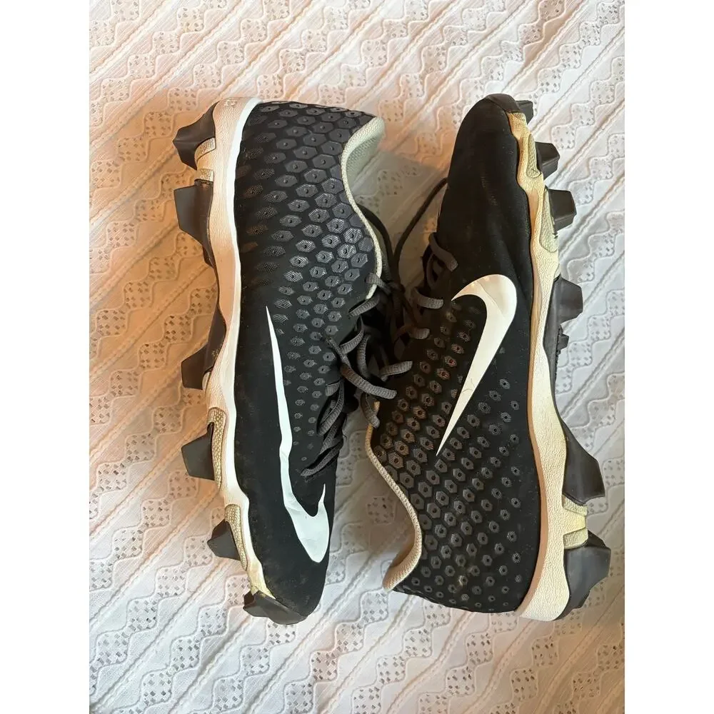 Nike Vapor Baseball Cleats Black White Men's US 11 Wide AV0711-010